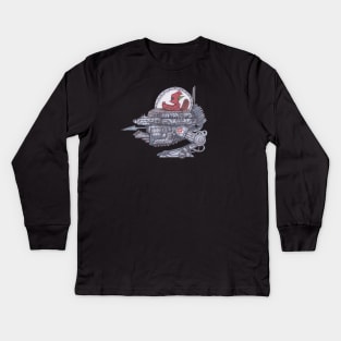 Goblin mech Kids Long Sleeve T-Shirt